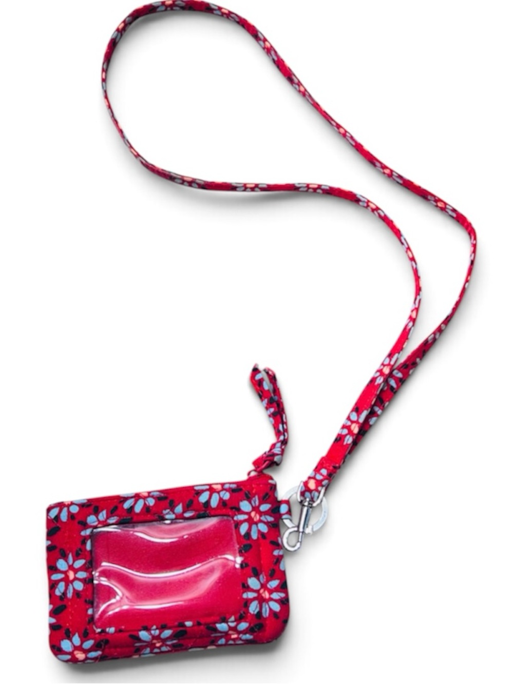 Vera Bradley • Venetian Flowers Zip ID Case & Lanyard Set • Retired